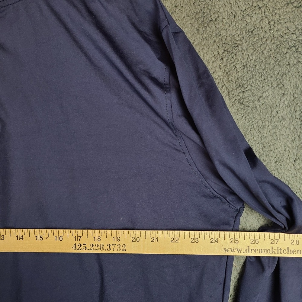 Footjoy 1/4 Zip Men's XL Blue Pullover Performance Golf Stretch - Picture 7 of 7